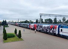 Интерес к «Поезду Победы» в Жлобине очень высок: все билеты обрели своих владельцев