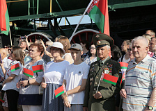 Жлобин – первый город на Гомельщине, встретивший «Поезд Победы»