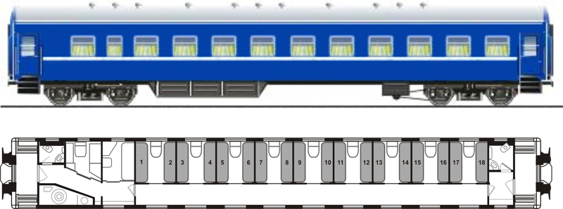 Рисунки пассажирский вагон